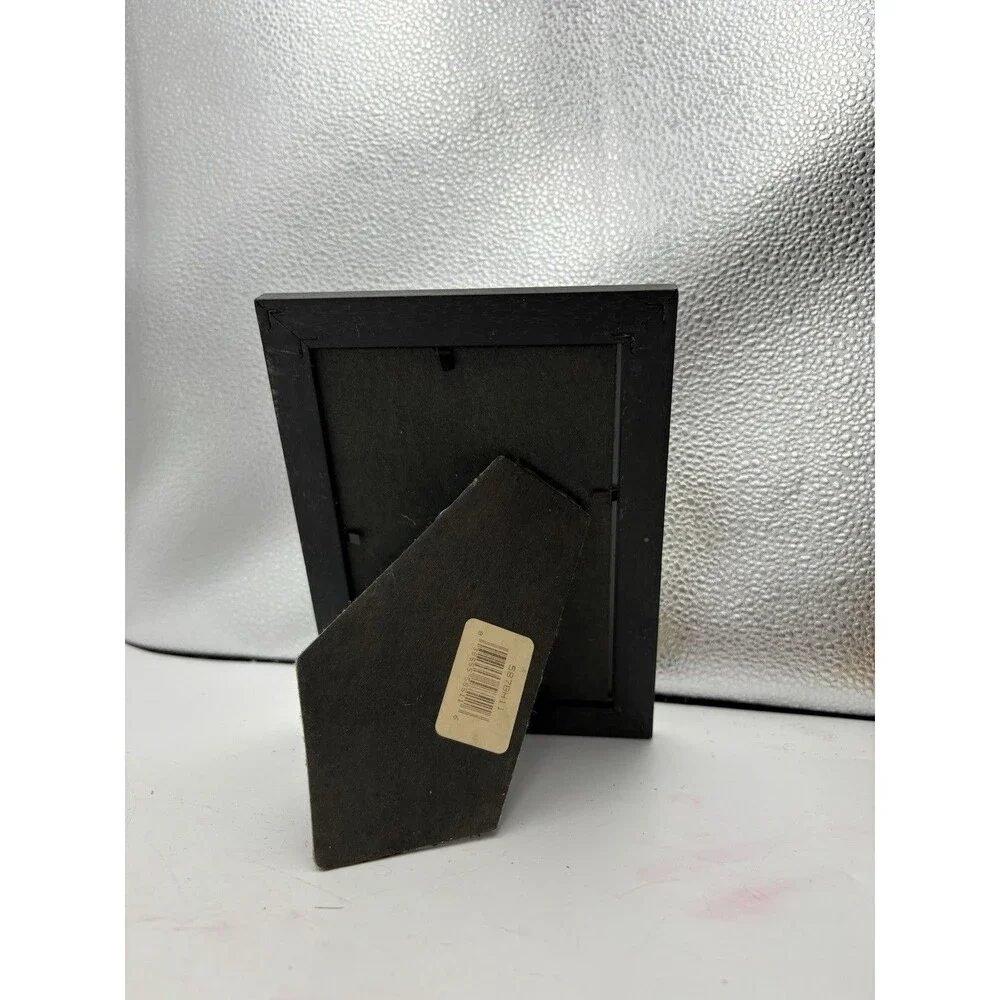 Vintage Floral Decoupage Wood Picture Frame 4x6 Tabletop Photo Frame